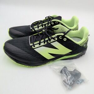 New Balance FuelCell XC7 v5 Mens Shoes 10.5 D Cross County Running Black Green